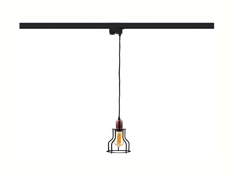 Lampa wisząca szynowa Profile Workshop stalowa czarna 25671