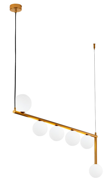 Lampa Wisząca TAIDA Złoty Biały Szklane 1068218