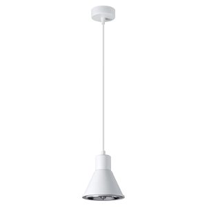 Lampa wisząca Taleja stalowa biała 72531