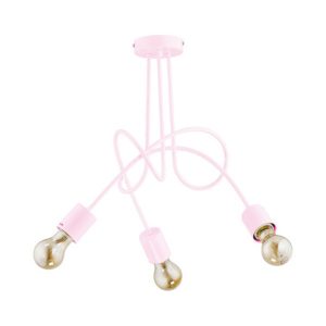 Lampa wisząca TANGO różowa 3xE27x15W wym:41x48x48cm IP20 Alfa 1029982 Lampa wisząca TANGO różowa 3xE27x15W wym:41x48x48cm IP20 Alfa 1029982
