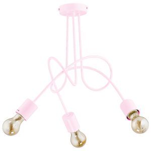 Lampa wisząca TANGO splątane ramiona fioletowo-różowa 3xE27x15W IP20 Alfa 984856 Lampa wisząca TANGO splątane ramiona fioletowo-różowa 3xE27x15W IP20 Alfa 984856