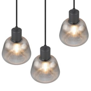 Lampa wisząca TARIFA czarna 3xE27x25W wym:150x37x37cm IP20 Trio 988612 Lampa wisząca TARIFA czarna 3xE27x25W wym:150x37x37cm IP20 Trio 988612