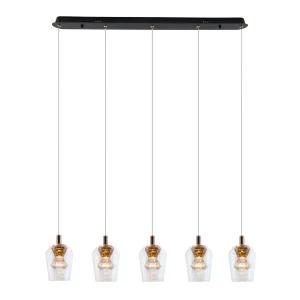 Lampa Wisząca Tasa 5xLED czarna PL0143-5 542710 Lampa Wisząca Tasa 5xLED czarna PL0143-5 542710