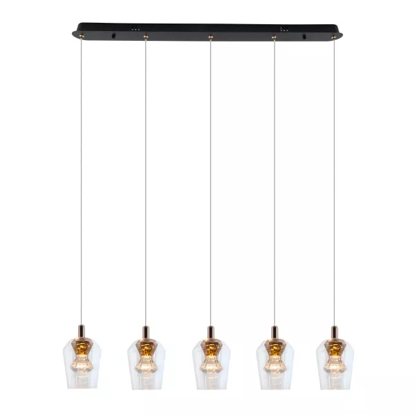 Lampa Wisząca Tasa 5xLED czarna PL0143-5 542710