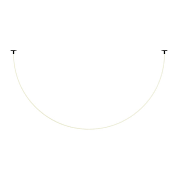 Lampa wisząca TAU czarna LED 1x40W Ciepła biel 2200lm Maytoni 852242