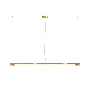 Lampa wisząca TAU mosiężno-złota LED 1x21W Ciepła biel 910lm Maytoni 852332 Lampa wisząca TAU mosiężno-złota LED 1x21W Ciepła biel 910lm Maytoni 852332