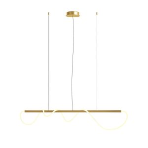 Lampa wisząca TAU mosiężno-złota LED 1x30W Ciepła biel 1250lm Maytoni 852121 Lampa wisząca TAU mosiężno-złota LED 1x30W Ciepła biel 1250lm Maytoni 852121
