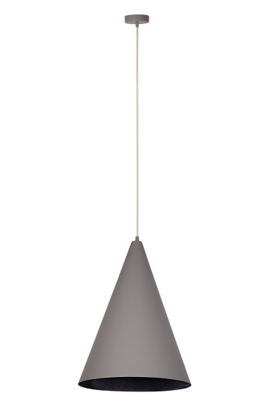 Lampa wisząca taupo-czarna VESUVIO 1xE27x15W Sigma Lighting 836188