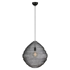 Lampa wisząca Tazza 50 cm czarna 223769
