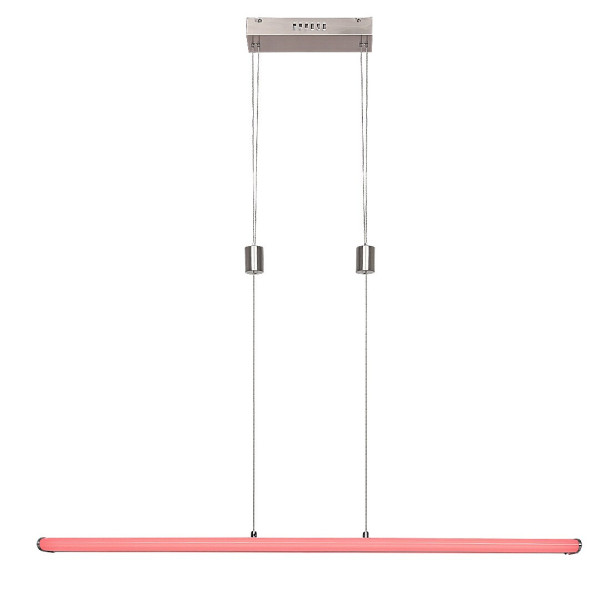 Lampa wisząca Temperius chrom satynowany-biała LED 1x24W 1415lm Rabalux 852589