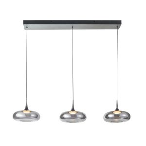 Lampa wisząca Tenele srebrna LED 21W 3000K 1300lm Italux 989763