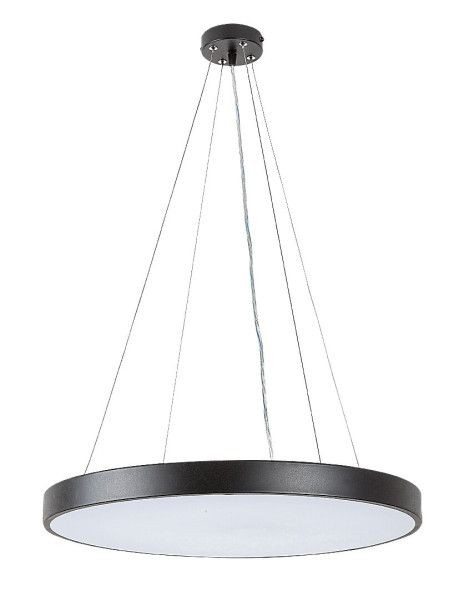Lampa wisząca Tesia czarno-biała LED 1x36W Ciepła biel 2000lm Rabalux 835999