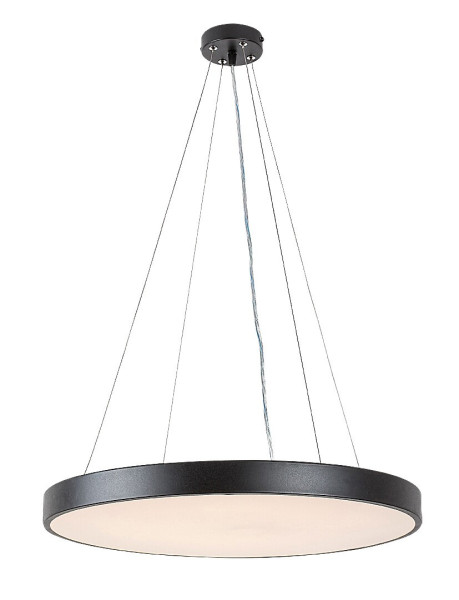Lampa wisząca Tesia czarno-biała LED 1x60W Odcienie bieli 2700lm Rabalux 835979