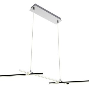 Lampa wisząca THASOS chromowana-biała LED 3x23W 4000K 1600lm Candellux 360464