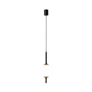 Lampa wisząca The Sixth Sense czarno-biała LED 1x7W 3000K 400lm Maytoni 849150