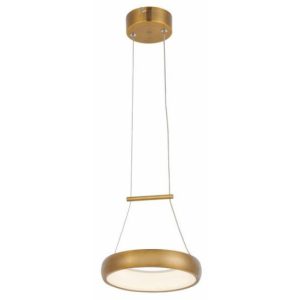Lampa wisząca Thea ciemny złoty LED 1x12W Neutralna biel 960lm Reality 846022