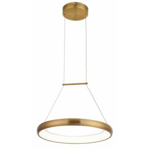 Lampa wisząca Thea ciemny złoty LED 1x24W Neutralna biel 1920lm Reality 847912