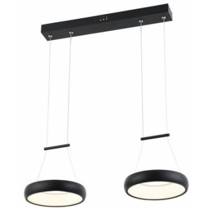 Lampa wisząca Thea czarna LED 2x12W Neutralna biel 1920lm Reality 846028 Lampa wisząca Thea czarna LED 2x12W Neutralna biel 1920lm Reality 846028