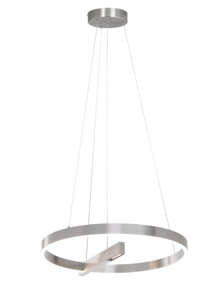 Lampa wisząca THRAC szczotkowane aluminiowo-biała LED 40W 2070lm Rabalux 1026917