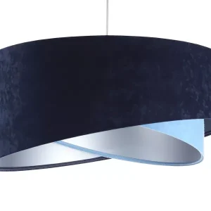 Lampa wisząca THUNDERCLOUD BLUE granatowa/srebrna 391676 Lampa wisząca THUNDERCLOUD BLUE granatowa/srebrna 391676