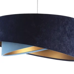 Lampa wisząca THUNDERCLOUD BLUE granatowa/złota 391289 Lampa wisząca THUNDERCLOUD BLUE granatowa/złota 391289