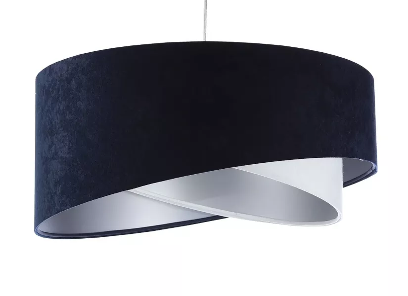Lampa wisząca THUNDERCLOUD WHITE granatowa/srebrna 391503