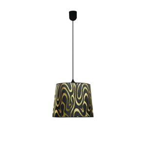 Lampa wisząca TIGER 26 1x60w e27 czarno-złoty 796821