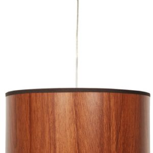 Lampa wisząca TIMBER srebrno-naturalne drewno 1xE27x60W IP20 Candellux 1019164