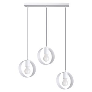 Lampa wisząca Titran 3-punktowa stalowa biała 72727 Lampa wisząca Titran 3-punktowa stalowa biała 72727