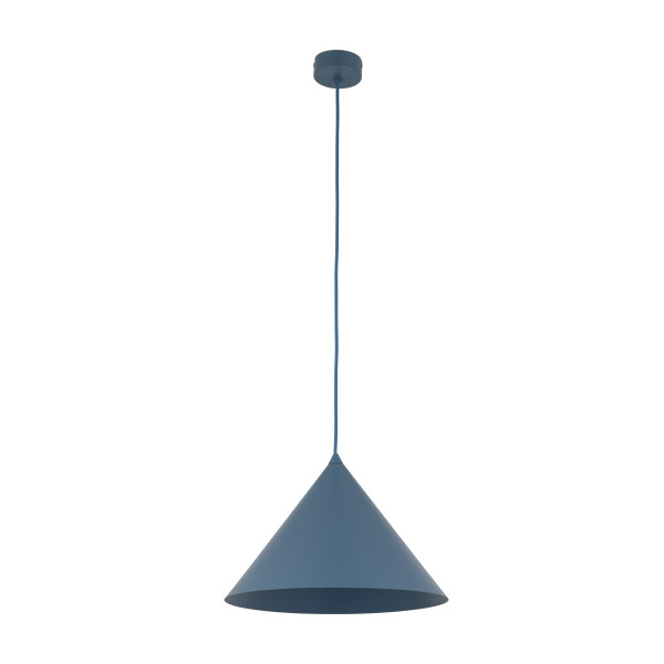 Lampa wisząca TK Lighting Cono L stożek metalowy granatowy 1Xe27 -1szt. 961581