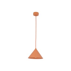 Lampa wisząca TK Lighting Cono Salmon S stożek metalowy łososiowy 1Xe27 961596 Lampa wisząca TK Lighting Cono Salmon S stożek metalowy łososiowy 1Xe27 961596
