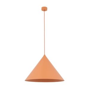 Lampa wisząca TK Lighting Cono Salmon XL stożek metalowy łososiowy 1Xe27 961574 Lampa wisząca TK Lighting Cono Salmon XL stożek metalowy łososiowy 1Xe27 961574