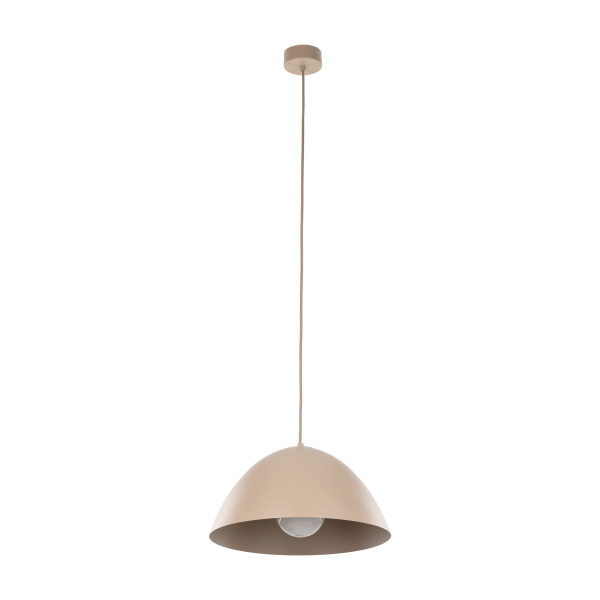 Lampa Wisząca Tk Lighting Faro Sabia Beżowy Metalowy Klosz 34Cm 961593