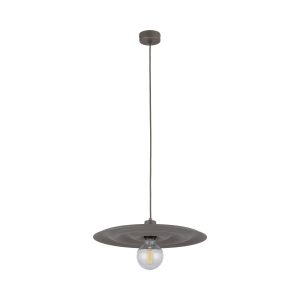 Lampa Wiszaca Tk Lighting Onda Brązowy Tytan L Falowany Okręgi E27 964116 Lampa Wiszaca Tk Lighting Onda Brązowy Tytan L Falowany Okręgi E27 964116