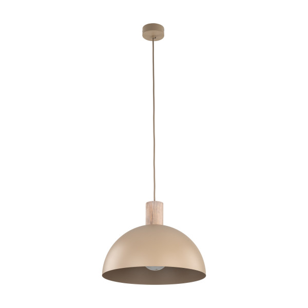 Lampa Wisząca Tk Lighting Oslo Sabia Beżowy Klosz Metalowy 1Xe27 961217