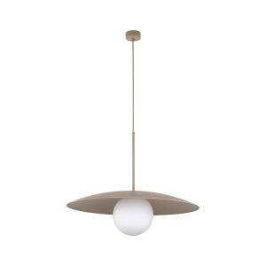 Lampa Wisząca Tk Lighting Slate beżowy sabia Talerz Kula Szklana kula 959730 Lampa Wisząca Tk Lighting Slate beżowy sabia Talerz Kula Szklana kula 959730