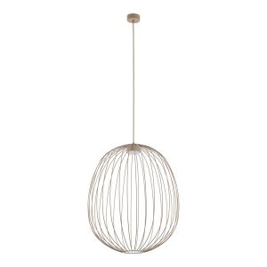 Lampa wisząca Tk Lighting Sphera L beżowa sabia druciany klosz loft 1Xgx53 963163 Lampa wisząca Tk Lighting Sphera L beżowa sabia druciany klosz loft 1Xgx53 963163