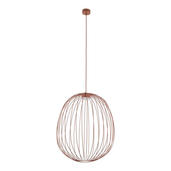 Lampa wisząca Tk Lighting Sphera L czerwony ceglany druciana loft gx53 979120