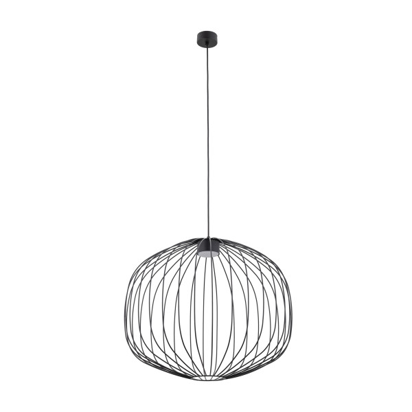 Lampa wisząca Tk Lighting Sphera M czarny druciany klosz loft 1Xgx53 963162