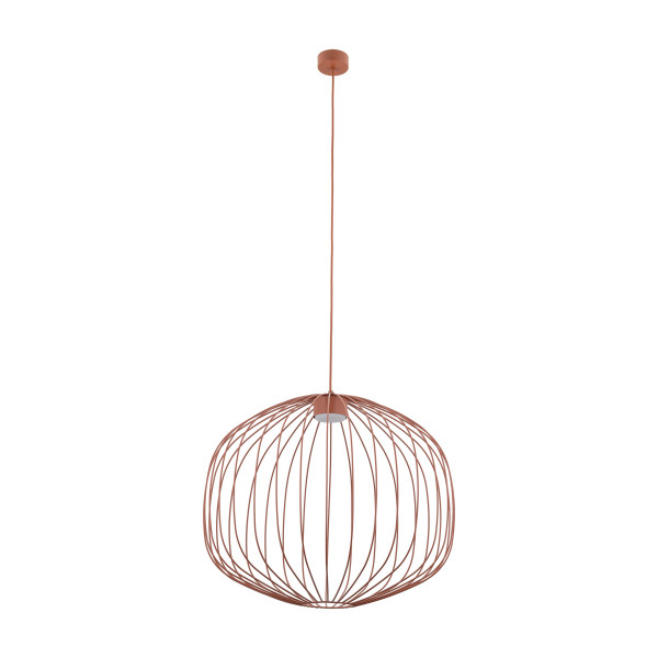 Lampa wisząca Tk Lighting Sphera M czerwony ceglany druciana loft gx53 963158