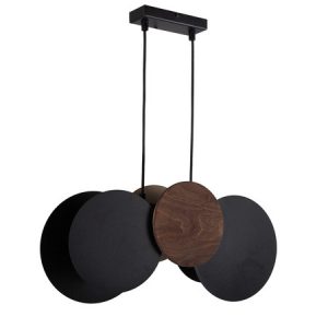 Lampa wisząca TOLA ciemne drewno-czarna 2xE27x15W IP20 Sigma Lighting 1025717 Lampa wisząca TOLA ciemne drewno-czarna 2xE27x15W IP20 Sigma Lighting 1025717