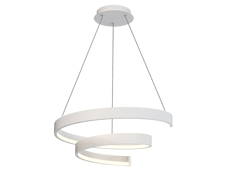 Lampa wisząca Toppo LED ze ściemniaczem biała 158331