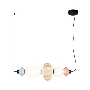 Lampa wisząca TORDI beżowa LED 1x18W Ciepła biel 2208lm Italux 836250 Lampa wisząca TORDI beżowa LED 1x18W Ciepła biel 2208lm Italux 836250