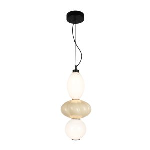Lampa wisząca TORDI beżowa LED 1x18W Ciepła biel 2216lm Italux 836943 Lampa wisząca TORDI beżowa LED 1x18W Ciepła biel 2216lm Italux 836943