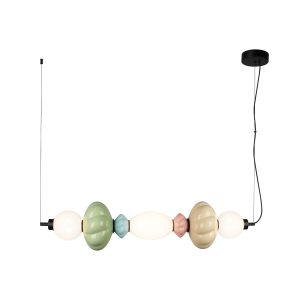 Lampa wisząca TORDI beżowa LED 1x24W Ciepła biel 2835lm Italux 836200 Lampa wisząca TORDI beżowa LED 1x24W Ciepła biel 2835lm Italux 836200
