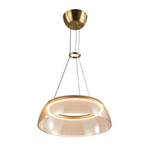 Lampa wisząca Torpe złota LED 19W 3000K 1097lm Italux 1027013 Lampa wisząca Torpe złota LED 19W 3000K 1097lm Italux 1027013