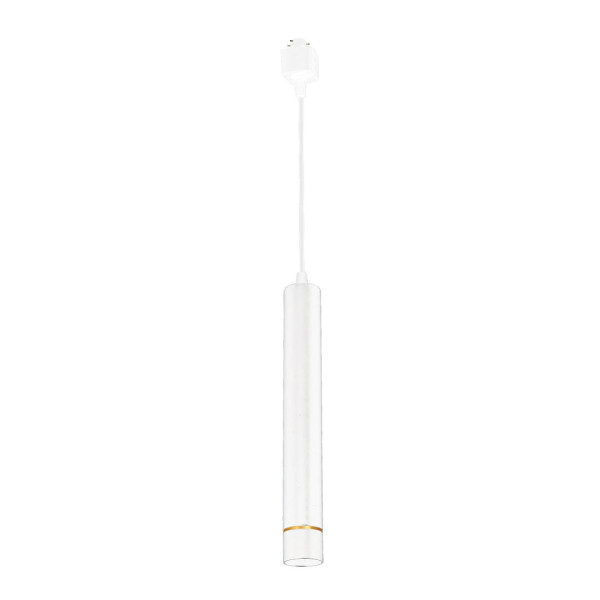Lampa wisząca TRACK biało-złota LED 1x3W Neutralna biel 240lm Milagro 860023