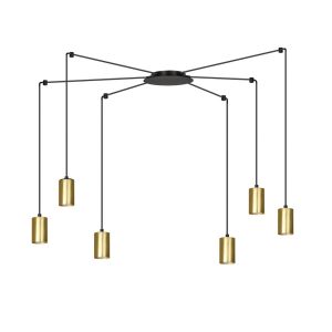 Lampa Wisząca Traker 6 Bl/Gold 769684