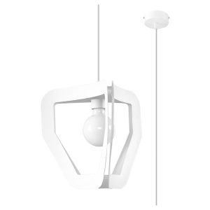 Lampa wisząca Tres stalowa biała 72525 Lampa wisząca Tres stalowa biała 72525