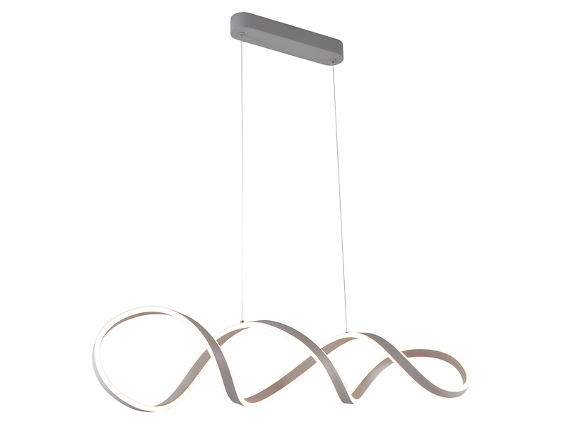 Lampa wisząca Trevance LED 90 cm ze ściemniaczem szara 595507